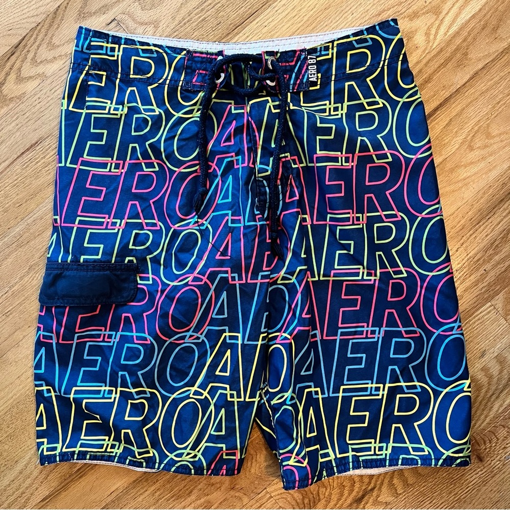 Aeropostale Men’s 29 Retro Board Shorts. EUC unlined. Swim trunks,boat & fishing